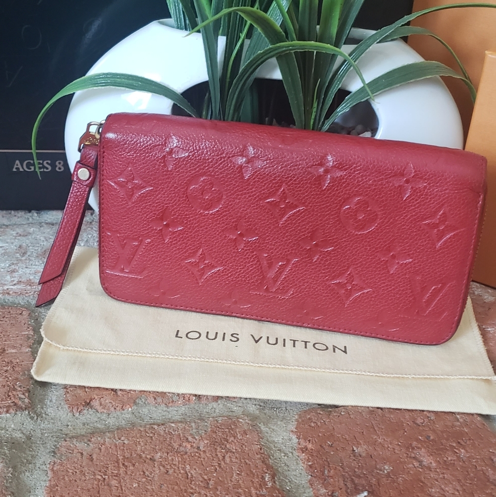 Louis Vuitton Empreinte Red Compact Wallet